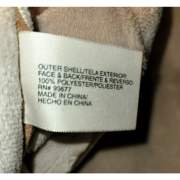 St. John's Bay Faux Suede Soft Sherpa Jacket - Size L - Picture 11 of 11